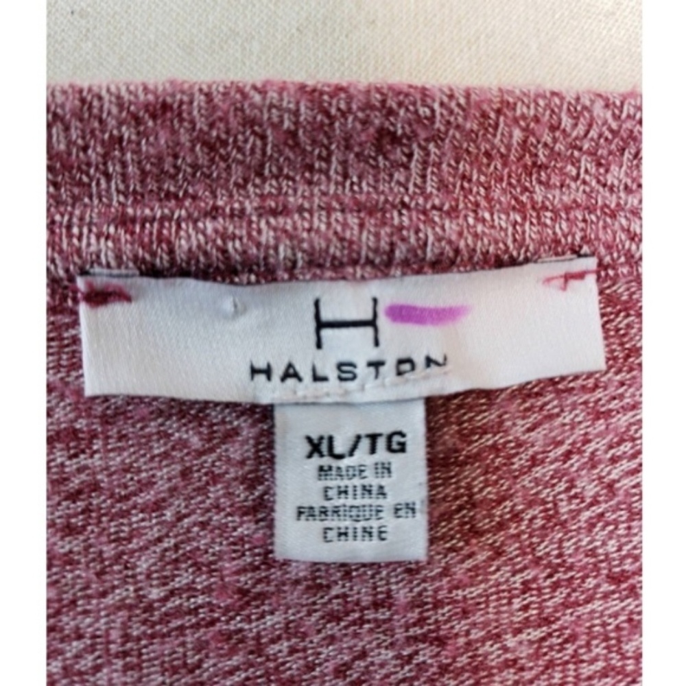 H by Halston Sweater Maroon Bell Sleeve Size XL - Picture 7 of 7